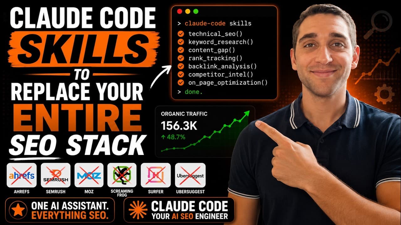 Claude Code Skills to Replace Your Entire SEO Stack