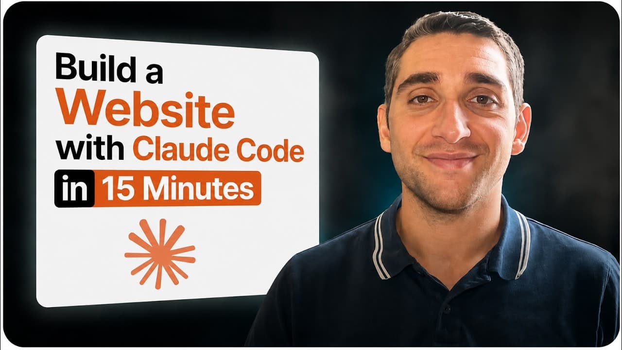 Build a Website with Claude Code in 15 Minutes